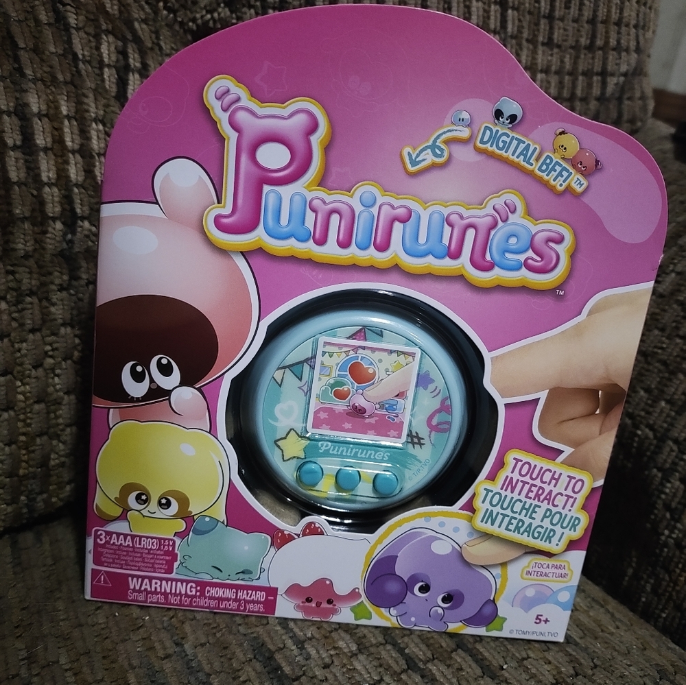 Punirunes Interactive Squishy Digital Pet Digital BFF Blue Collect 55 Characters